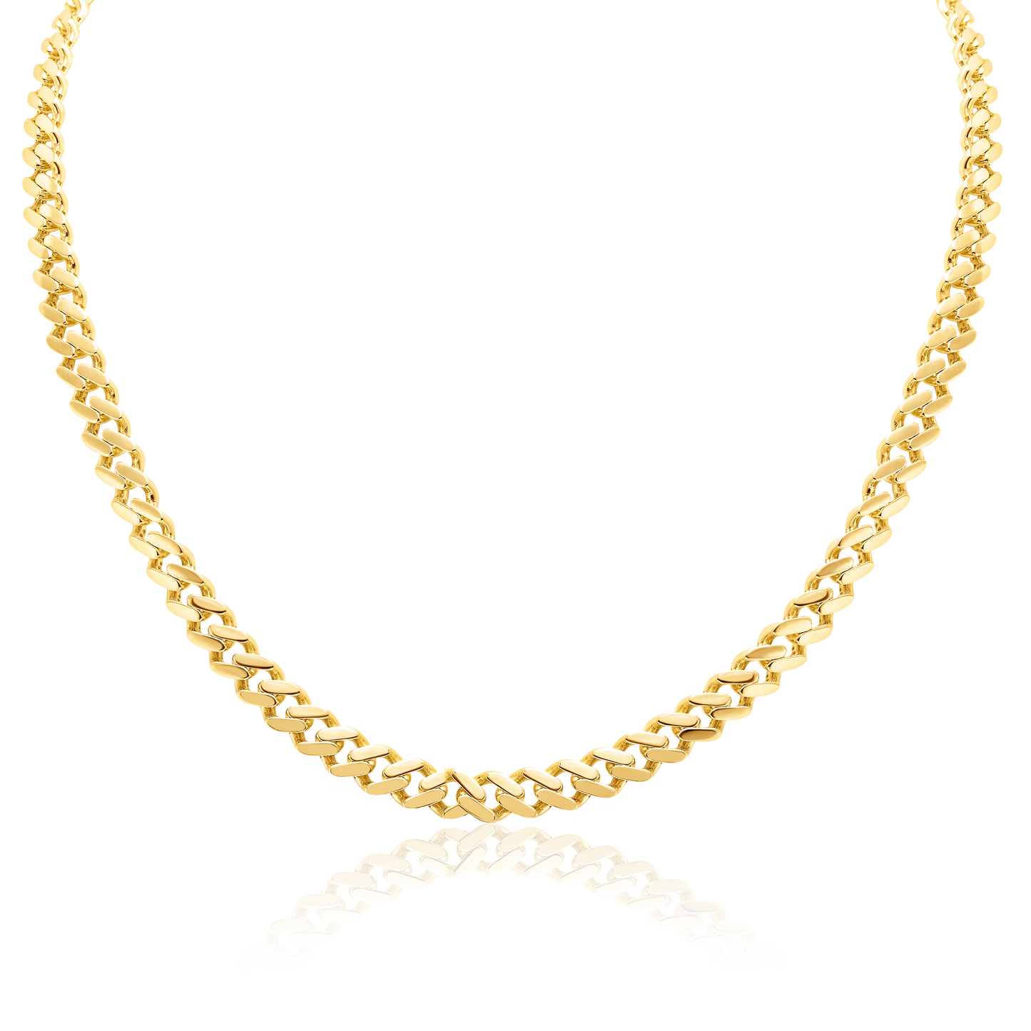 18K Pure Gold Thick Linked Chain (45 C.M)