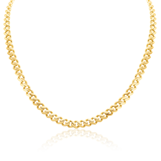 18K Pure Gold Thick Linked Chain (45 C.M)