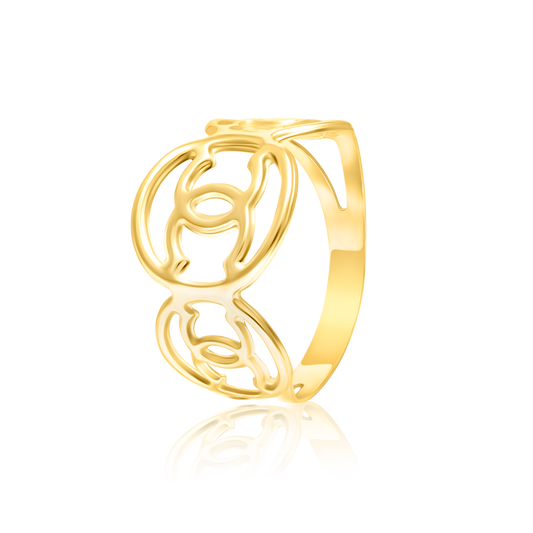 18K Pure Gold C.H Ring