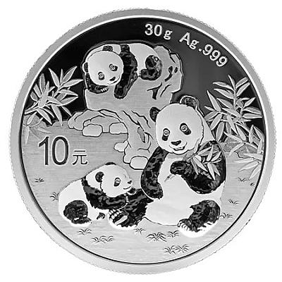 2025 30g Chinese Panda Silver Coin