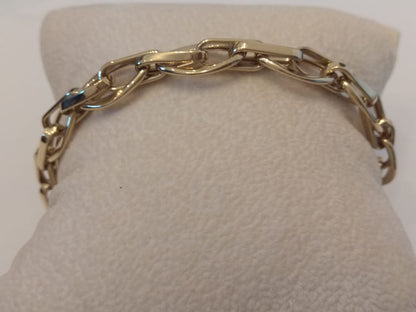 18K Pure Gold Elegant Link Bracelet