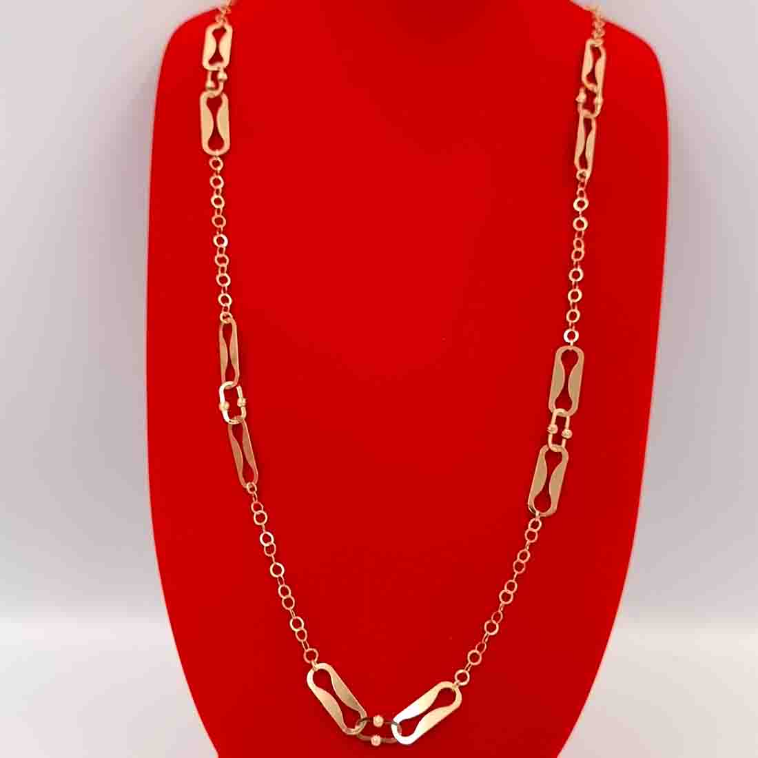 18K Pure Gold Linked Chain | Chain | 18K Gold Jewelry