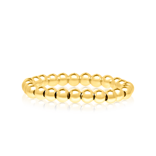 18K Pure Gold Seed Ring