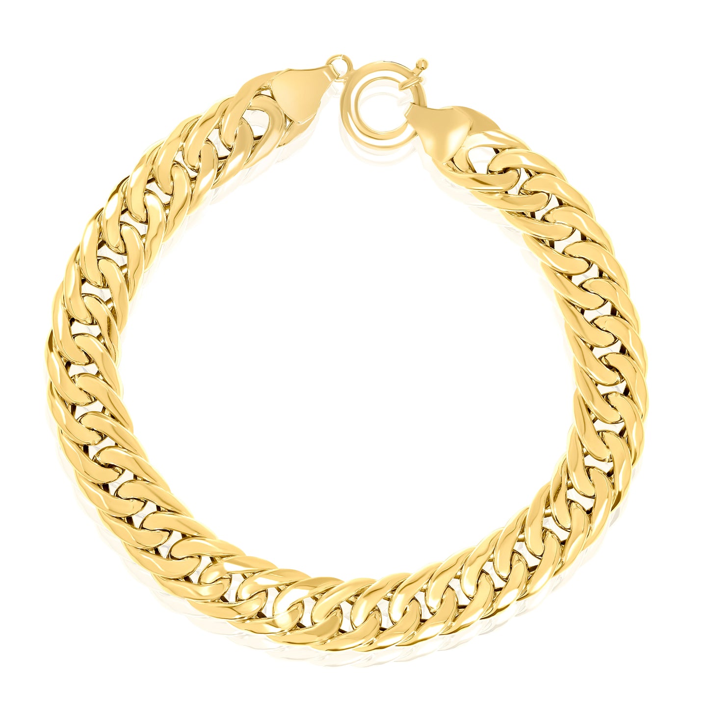 18K Pure Gold Elegant Linked Bracelet