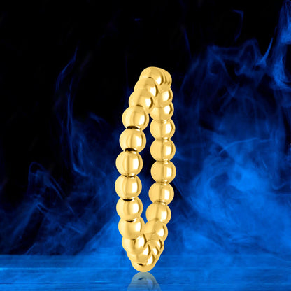 18K Pure Gold Seed Ring