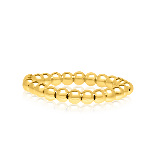 18K Pure Gold Seed Ring