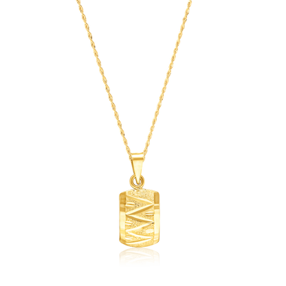 18K Pure Gold Curved Clip Jewelry Set