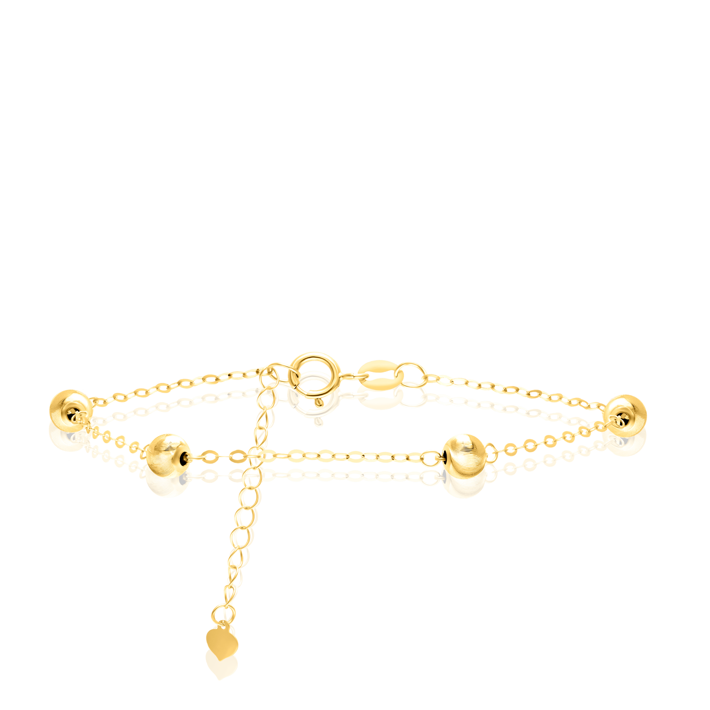 18K Pure Gold Seed Bracelet