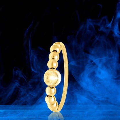 18K Pure Gold Seed Ring