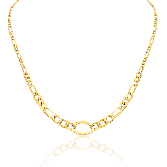 18K Pure Gold Linked Chain (47 C.M)