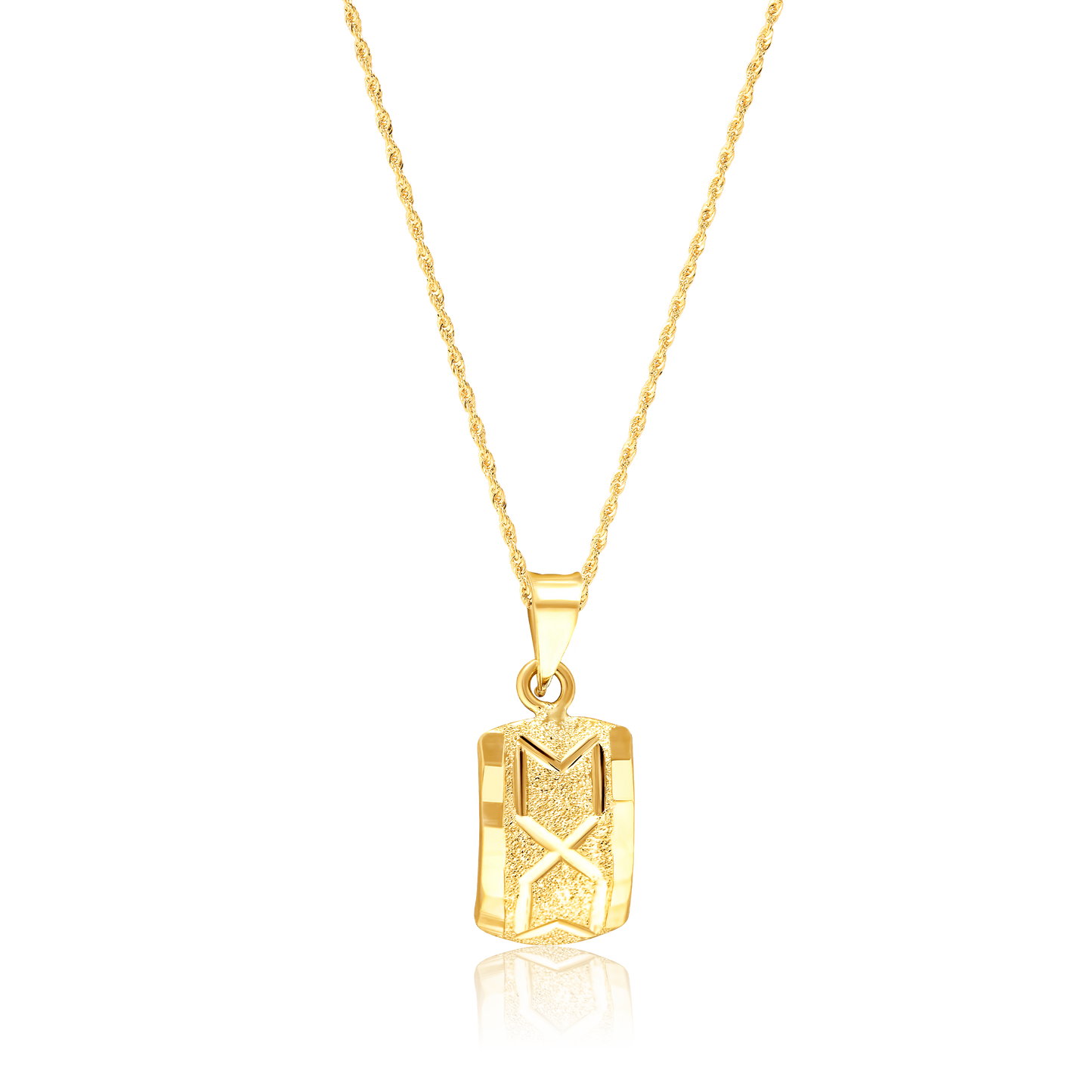 18K Pure Gold Curved Clip Jewelry Set