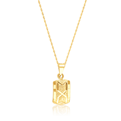 18K Pure Gold Curved Clip Jewelry Set