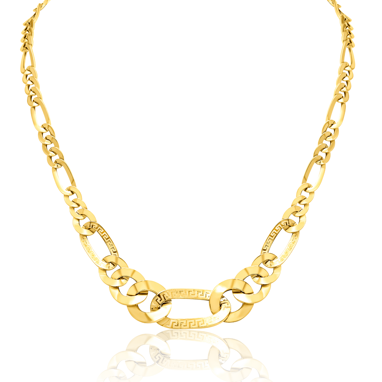 18K Pure Gold Thick Linked Chain (47 C.M)