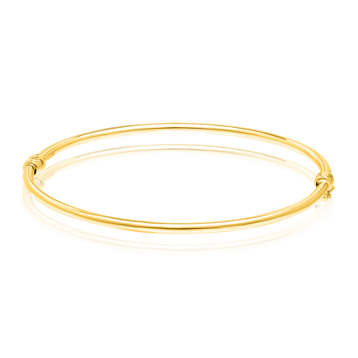 18K Pure Gold Thin Bangle