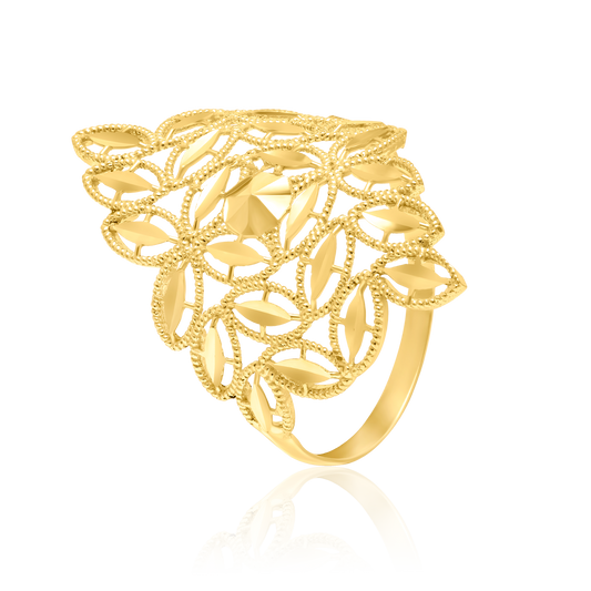 21K Pure Gold Ring