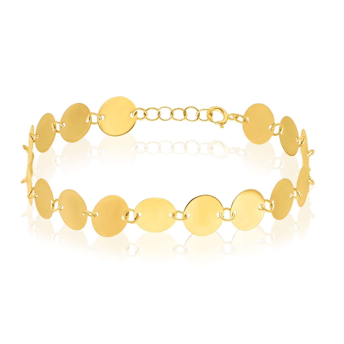 18K Pure Gold Elegant Jewelry Set