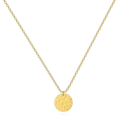 Necklace, 18K Gold Plated Steel