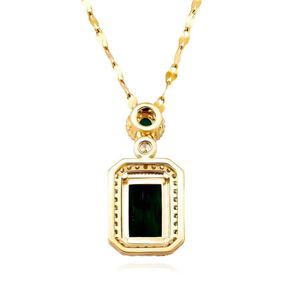 Necklace, 18K Gold Plated Steel