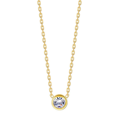 Necklace, 18K Gold Plated Steel