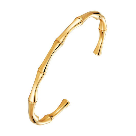 Bracelet, 18K Gold Plated Steel