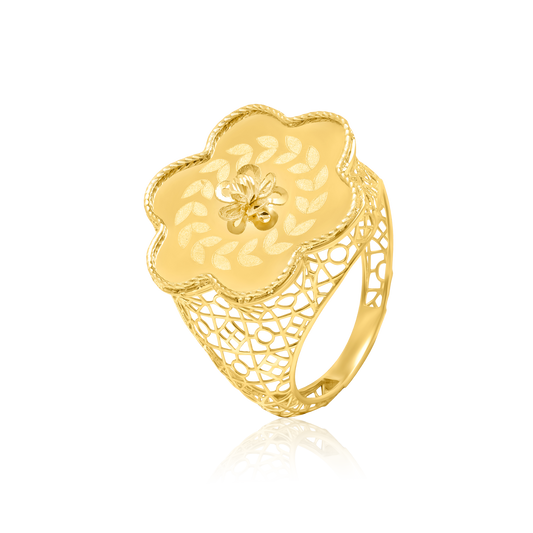 21K Pure Gold Ring