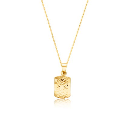 18K Pure Gold Curved Clip Jewelry Set