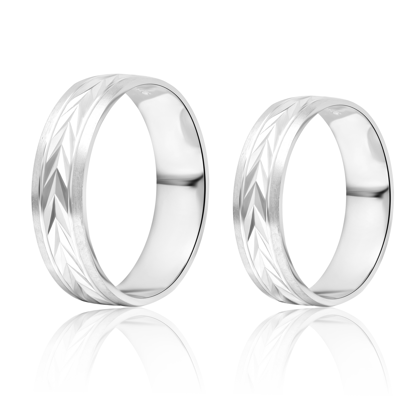 Real 925 Sterling Silver Couple Rings