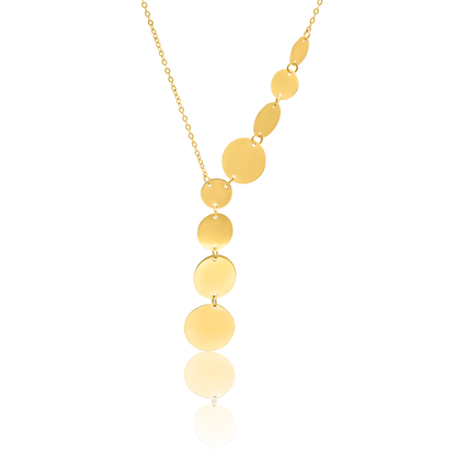 18K Pure Gold Elegant Jewelry Set