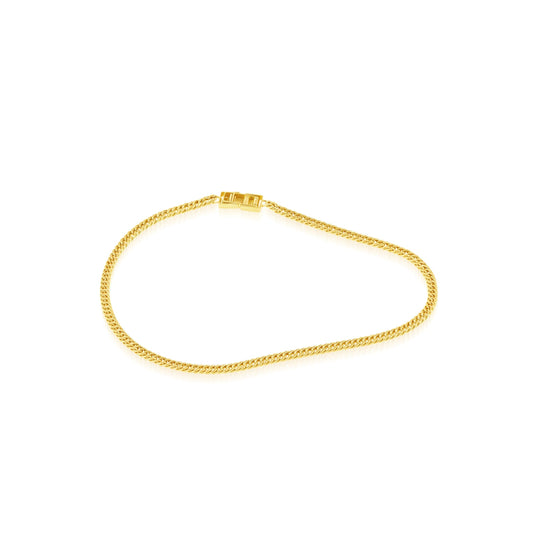 18K Pure Gold Anklet