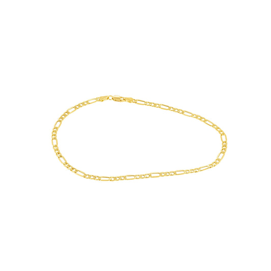 18K Pure Gold Linked Anklet