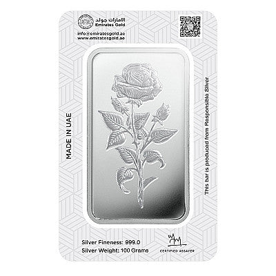 Emirates 100 Gram Silver Bar