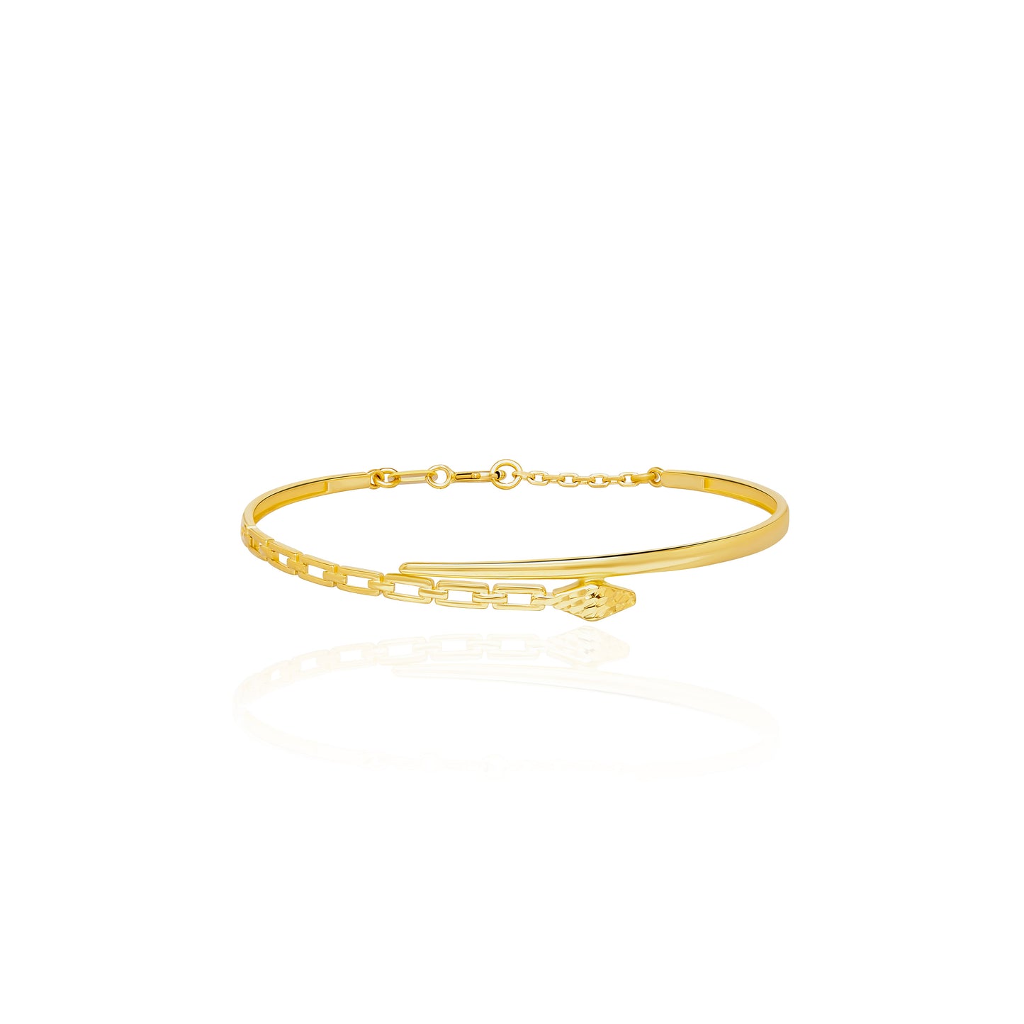 18K Pure Gold Kids Bangle