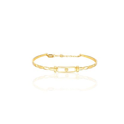 18K Pure Gold Kids Bangle