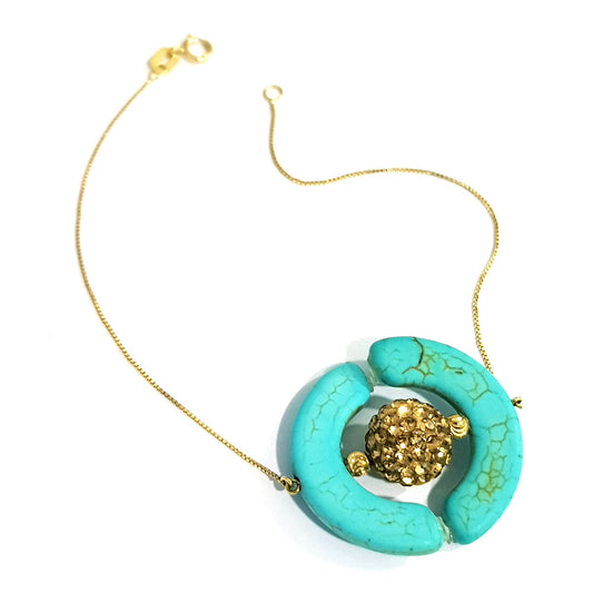 18K Pure Gold Ball Design Bracelet | Bracelet | 18K Gold Jewelry