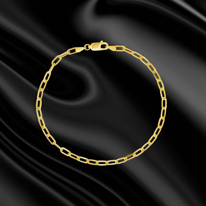 18K Pure Gold Linked Bracelet