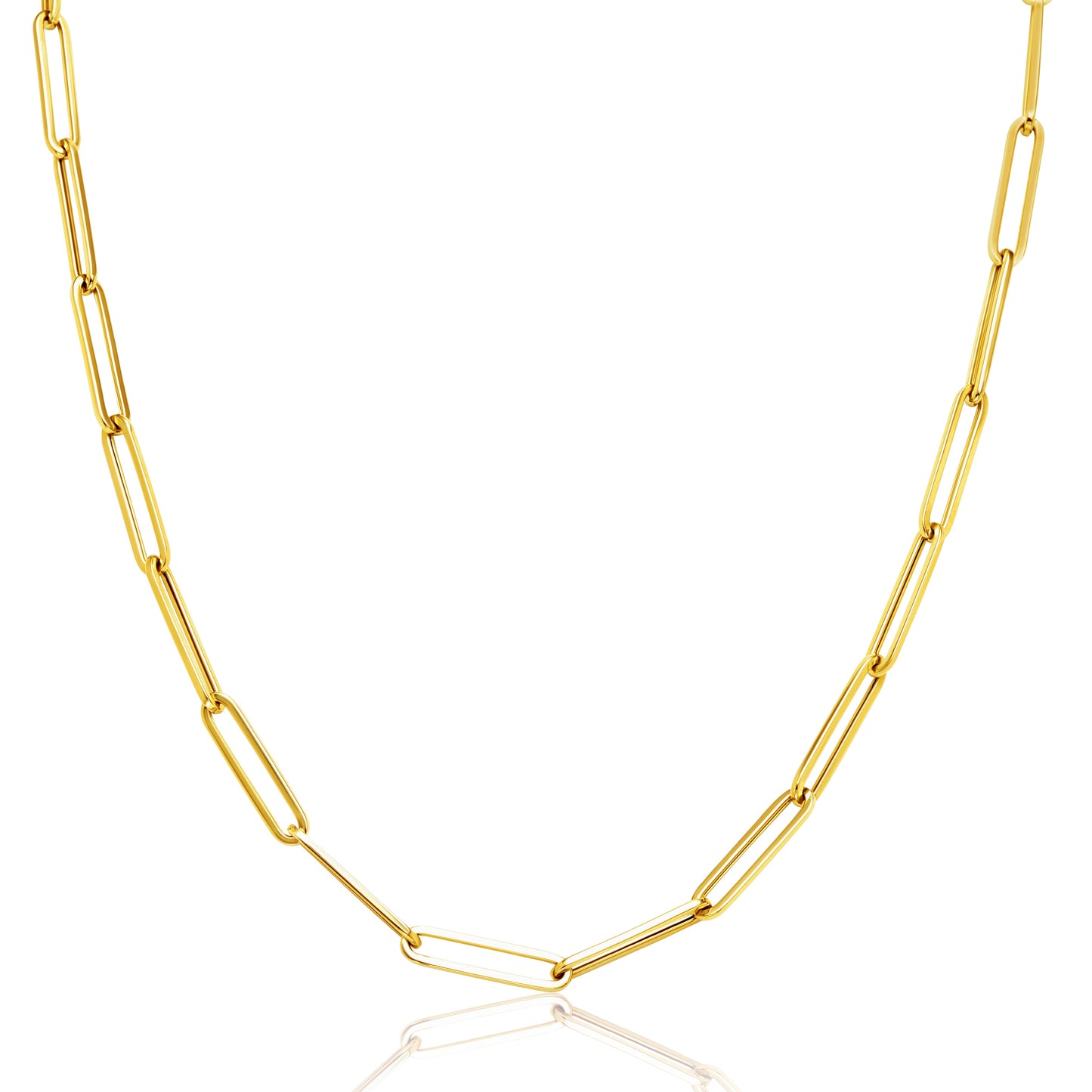 18K Pure Gold Linked Chain