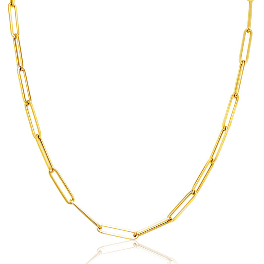 18K Pure Gold Linked Chain