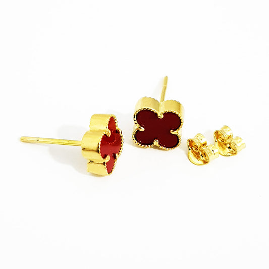 18K Solid Gold Elegant Earrings | Gold | 18K Gold Jewelry