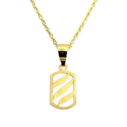 18K Pure Gold Lucky Design Necklace | Necklace | 18K Gold Jewelry