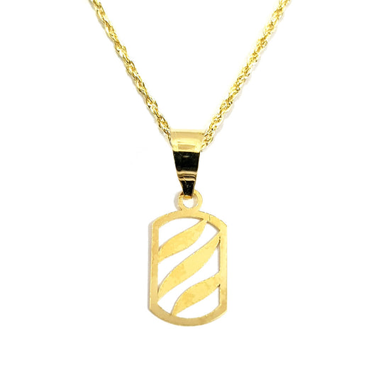 18K Pure Gold Lucky Design Necklace | Necklace | 18K Gold Jewelry