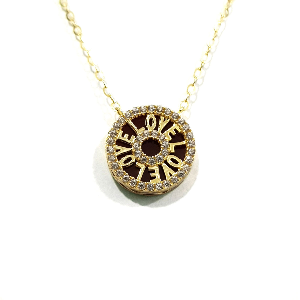 18K Pure Gold Love Necklace | Necklace | 18K Gold Jewelry