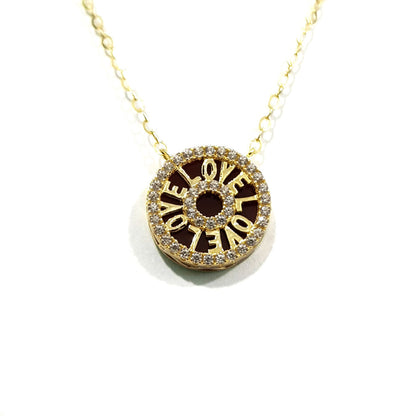 18K Pure Gold Love Necklace | Necklace | 18K Gold Jewelry