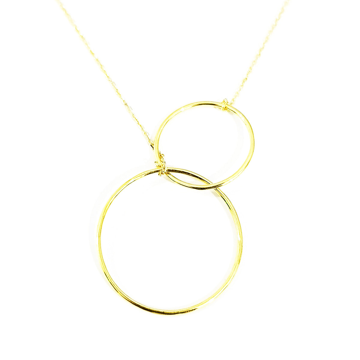 18K Pure Gold Ring Necklace | Necklace | 18K Gold Jewelry