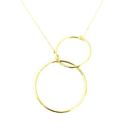 18K Pure Gold Ring Necklace | Necklace | 18K Gold Jewelry