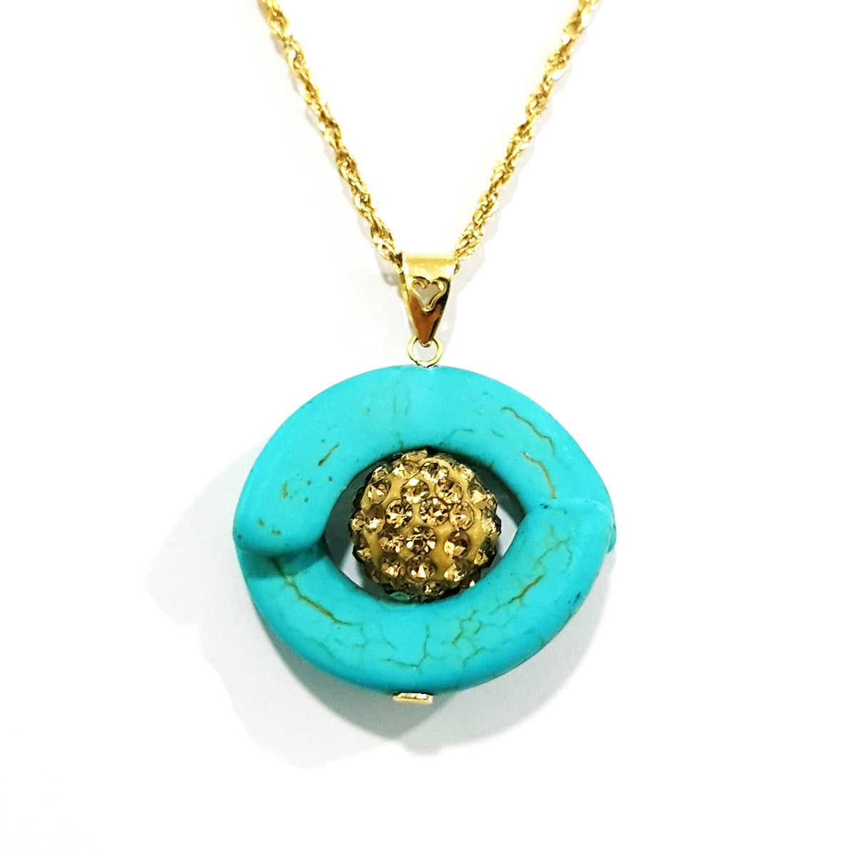 18K Pure Gold Ball Necklace | Necklace | 18K Gold Jewelry