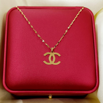 18K Pure Gold Elegant Necklace set