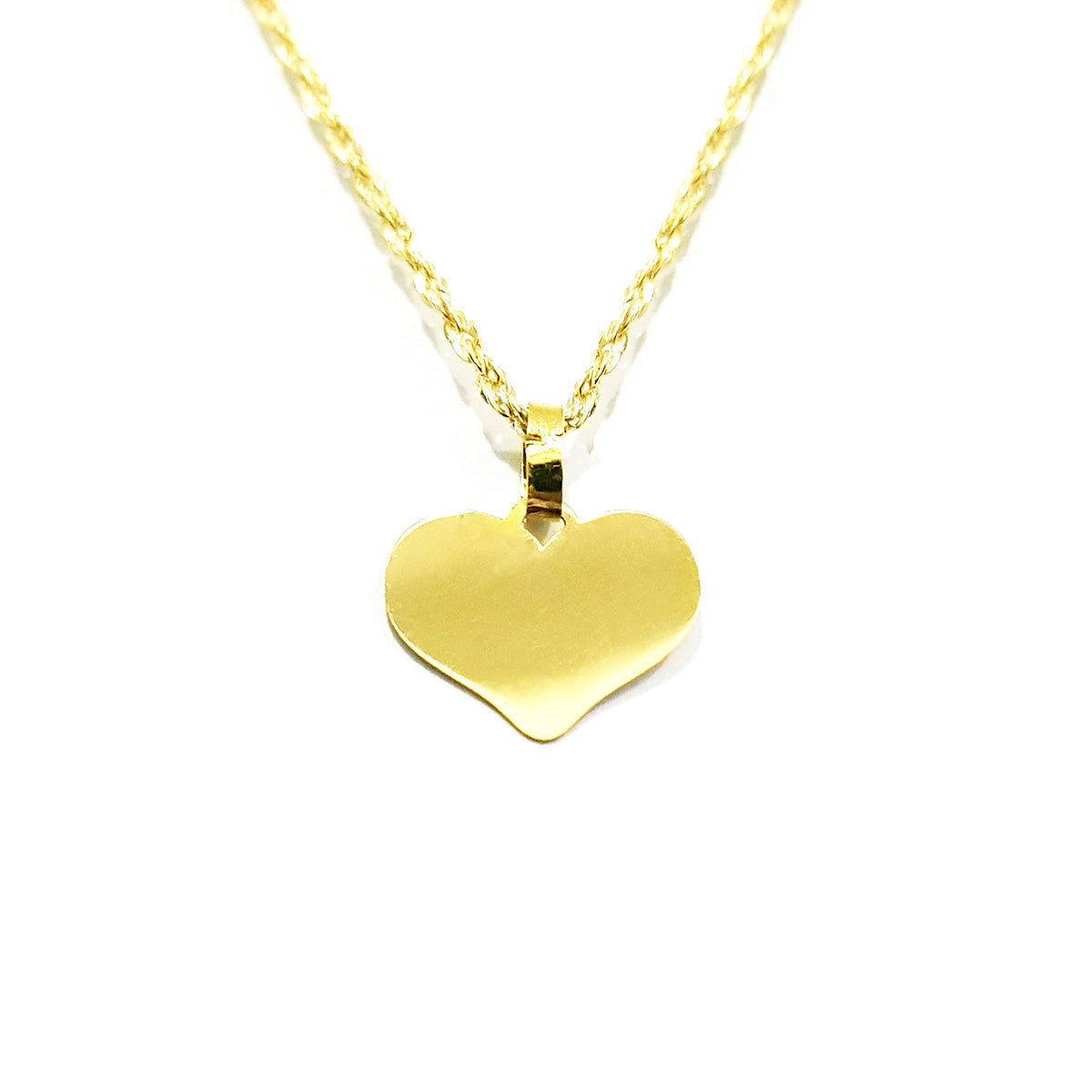 18K Pure Gold Heart Design Necklace | Necklace | 18K Gold Jewelry
