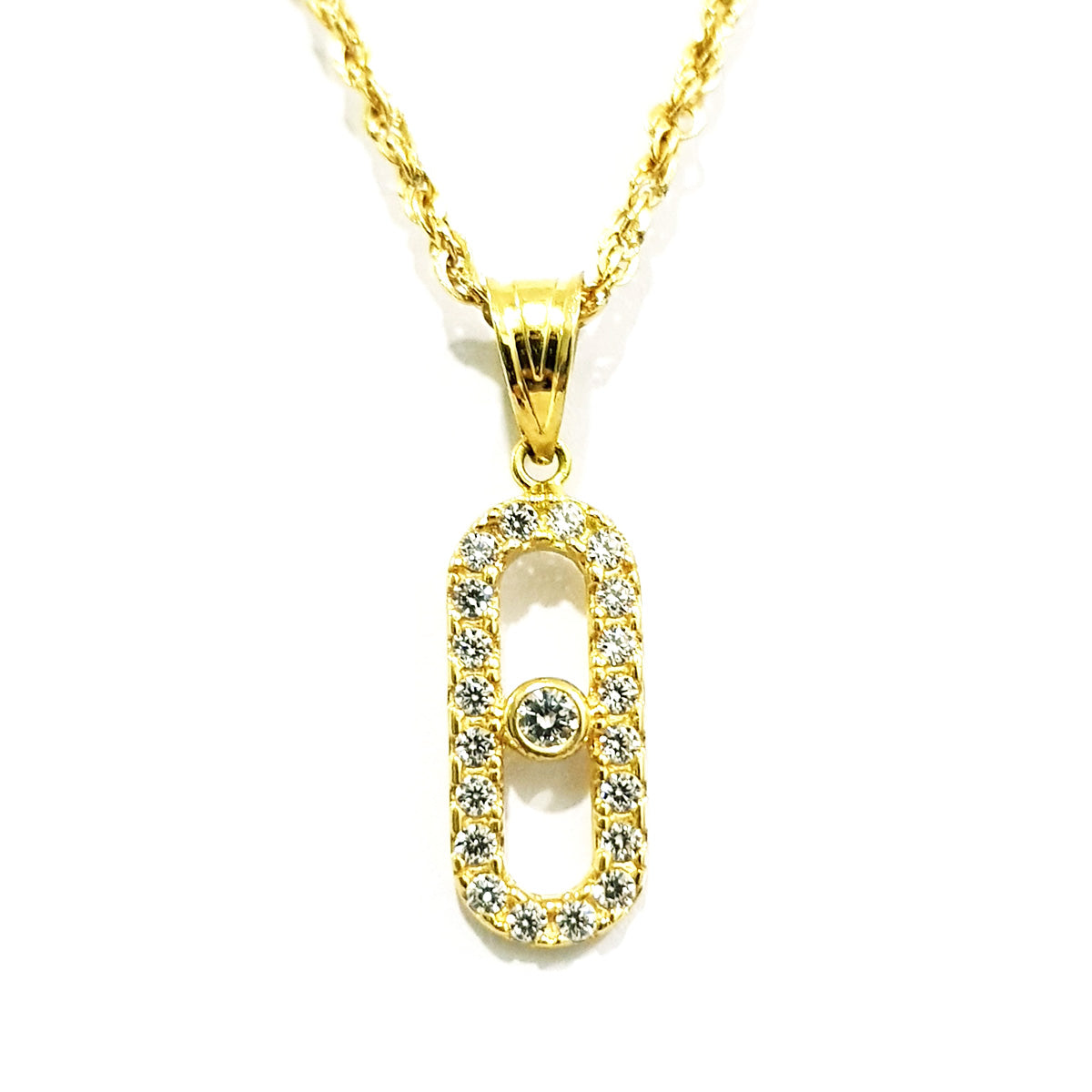 18K Pure Gold Elissa Necklace | Necklace | 18K Gold Jewelry