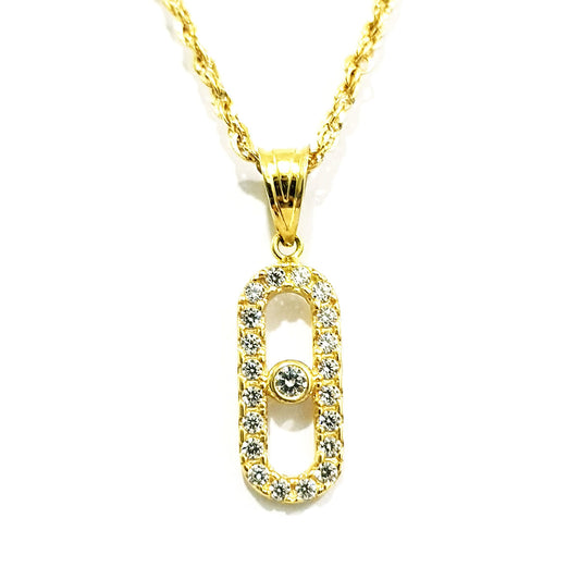 18K Pure Gold Elissa Necklace | Necklace | 18K Gold Jewelry