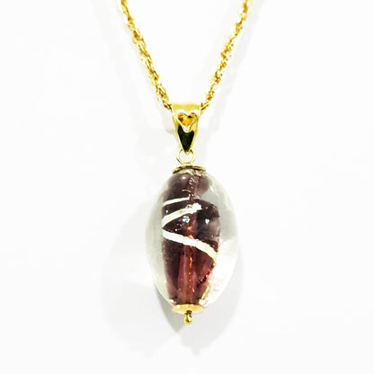 18K Pure Gold Stone Necklace | Necklace | 18K Gold Jewelry